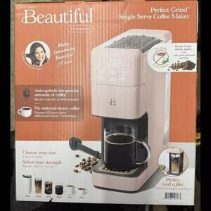 NEW Perfect Grind Programmable Single Serve Coffee Maker Pink